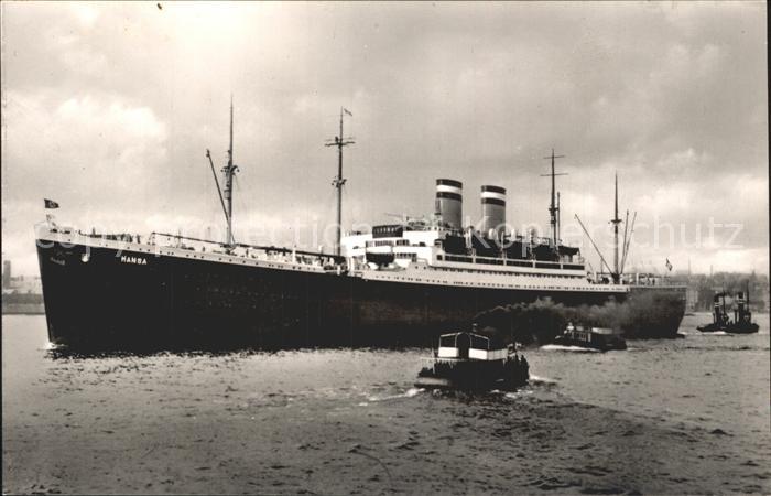 Dampfer Oceanliner D. Hansa Hamburg-Amerika-Linie