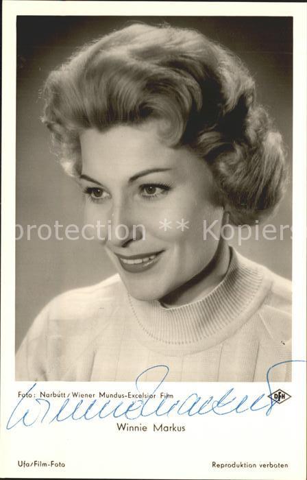 Schauspieler Winnie Markus Autogramm