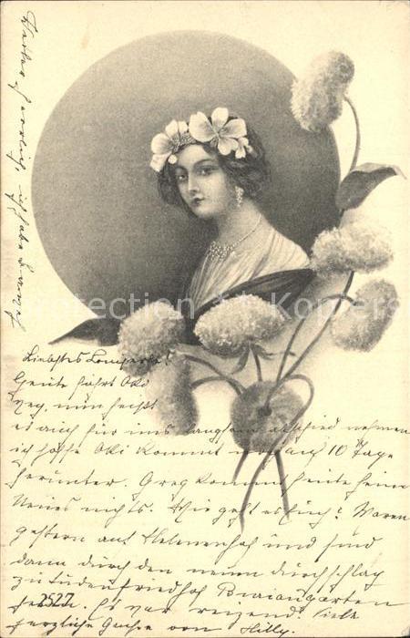 Frauen Blumen Schmuck