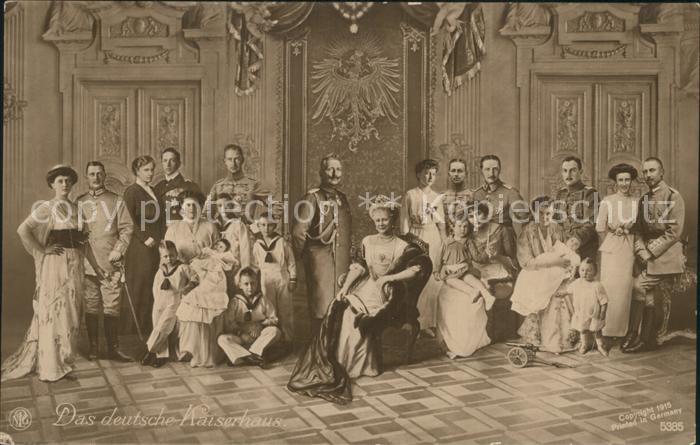 Adel Preussen Deutsches Kaiserhaus Wilhelm II. Kaiserin Auguste Viktoria