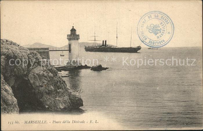 Leuchtturm Lighthouse Marseille Phare de la Desirade
