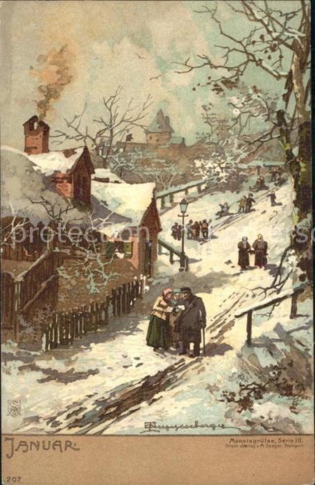 Monatskarte Januar Kuenstlerkarte Thomas Guggenberger