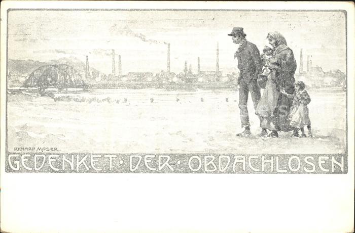 Kuenstlerkarte Gedenket der Obdachlosen