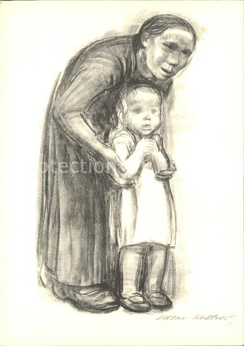 Kuenstlerkarte Kaethe Kollwitz Wallfahrtskapelle