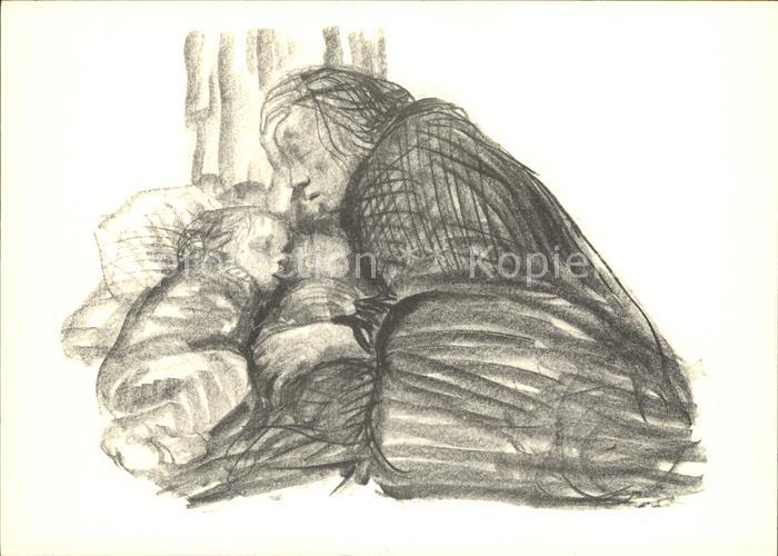 Kuenstlerkarte Kaethe Kollwitz Staedtisches Obdach