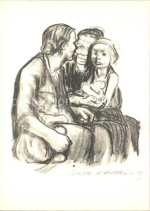 Kollwitz Kaethe Schwatzende Frauen
