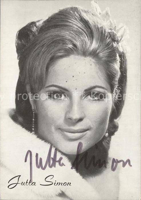 Schauspieler Jutta Simon Autogramm