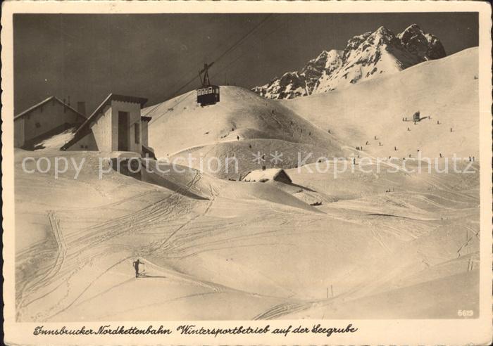 Seilbahn Innsbrucker Nordkettenbahn Seegrube