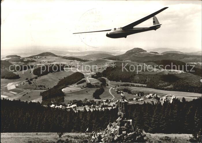 Segelflug Gliding Vol-Voile Vuolo-a-Vela Wasserkuppe Rhön Fiegerdenkmal