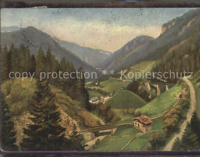 Hoffmann Heinrich Höllental Ravennaschlucht Schwarzwald