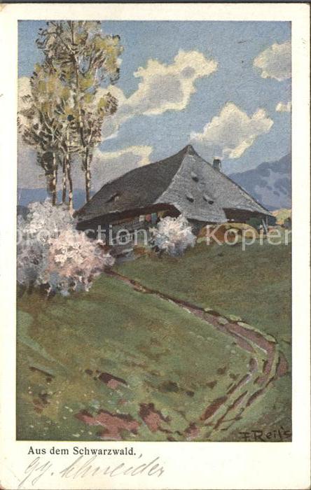 Reiss Fritz Aus dem Schwarzwald Nr. 6 Schwarzwaldhaus