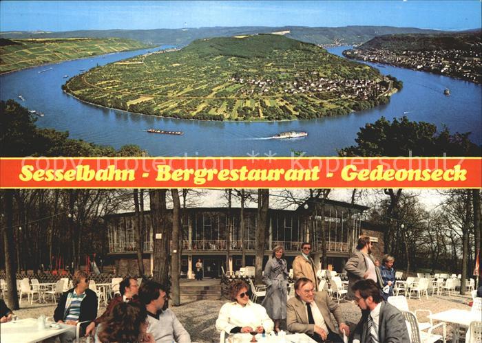 Boppard Rhein Sesselbahn Bergrestaurant Gedeonseck
