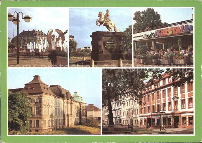 DRESDEN Elbe Strasse der Befreiung Neustaedter Markt Japanisches Palais