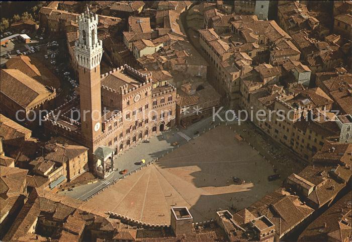 Siena Campo Platz Fliegeraufnahme