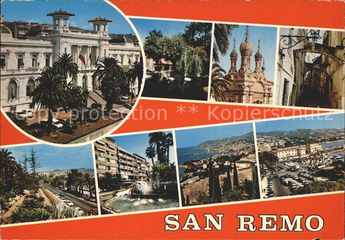 San Remo Kirche Brunnen Gebaeude