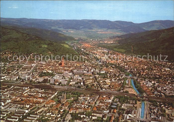 Freiburg Breisgau Fliegeraufnahme