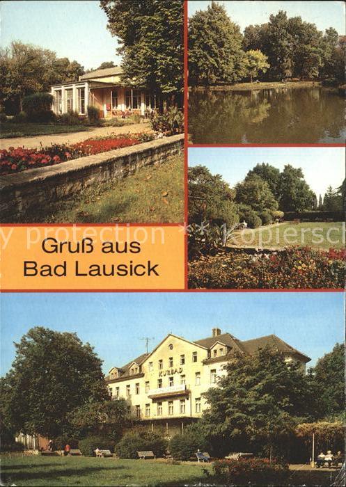 Bad Lausick Kurbad Schwanenteich Kurpark
