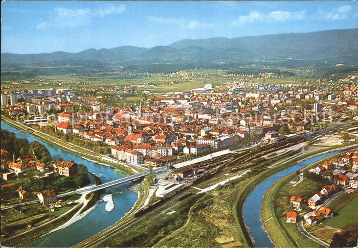 Celje Cilli Fliegeraufnahme
