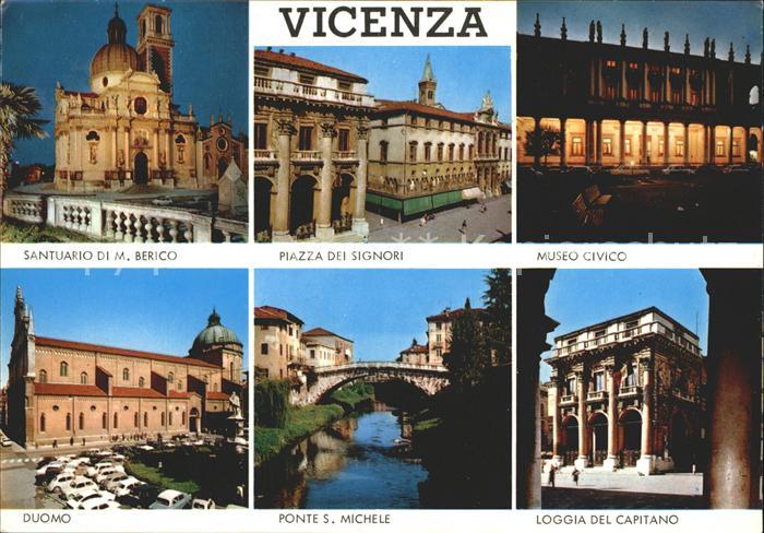 Vicenza Santuario M. Berico Piazza dei Signori Museo Civico