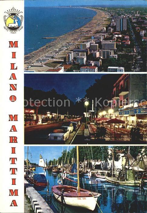 Milano Marittima Fliegeraufnahme Hafen