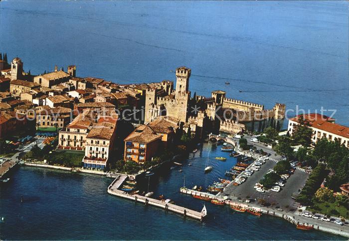 Sirmione Lago di Garda Fliegeraufnahme