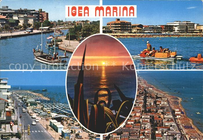 Igea Marina Fliegeraufnahme Strand