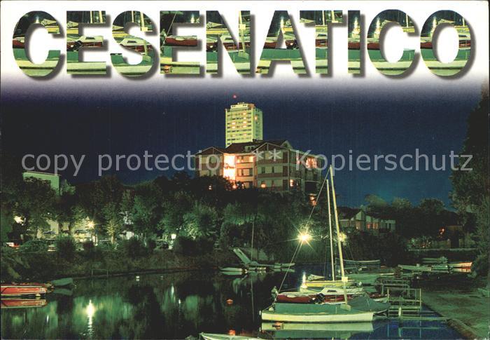 Cesenatico Hafen Hochhaus