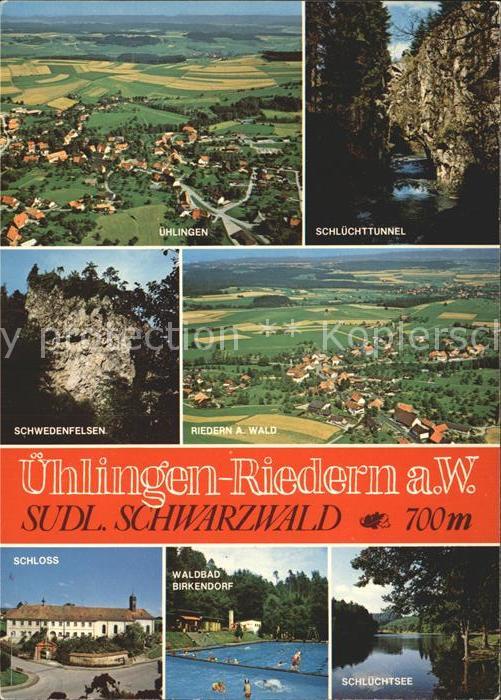 Riedern Wald Schwedenfelsen Schluechttunnel Waldbad Birkendorf Schloss