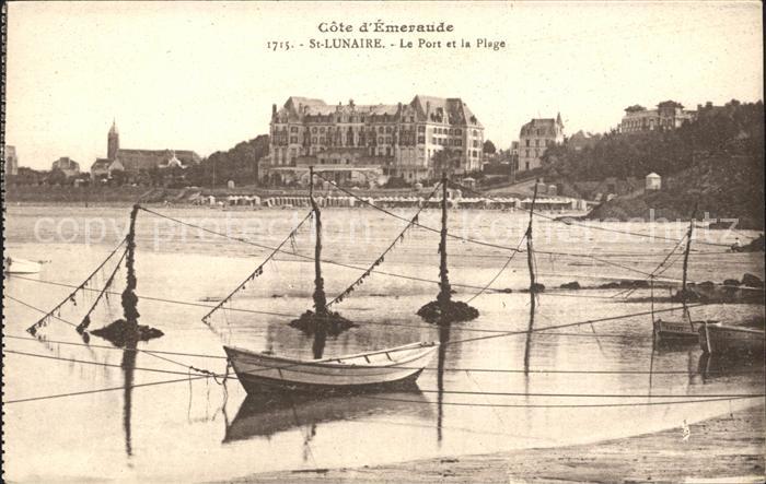 Saint-Lunaire Hafen Strand