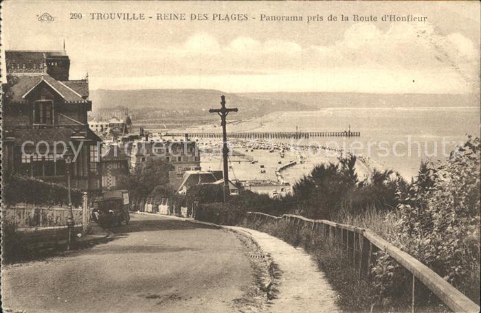Trouville-sur-Mer Route d`Honfleur Panorama