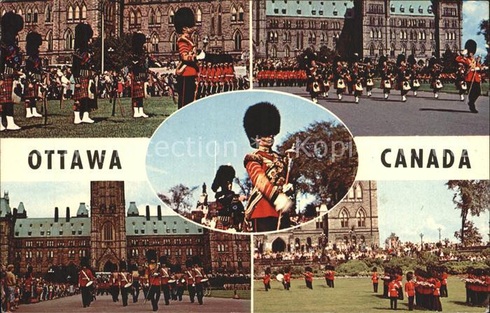 Ottawa Ontario Wachabloesung vor dem Schloss