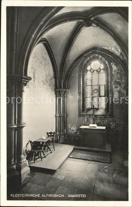 Alpirsbach Klosterkirche Sakristei