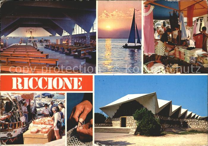 Riccione Chiesa Nuova San Martino e Mercato