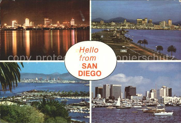 San Diego California Skyline Hafen Panorama