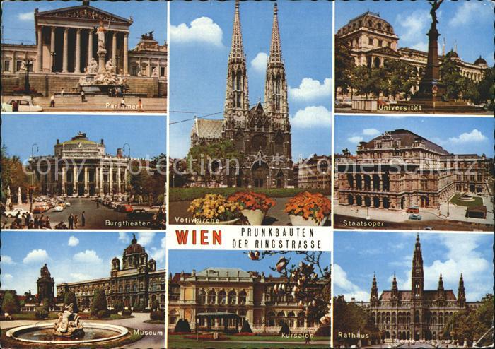 Wien Universitaet Votivkirche Museum Staatsoper Rathaus
