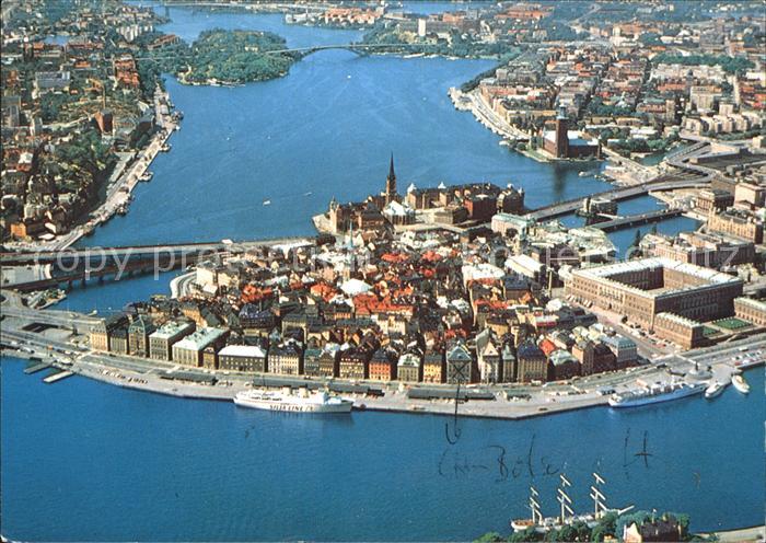 Stockholm Fliegeraufnahme