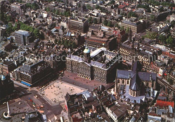 Amsterdam Niederlande Fliegeraufnahme mit Kirche