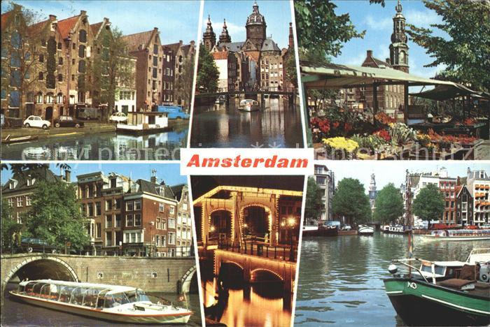 Amsterdam Niederlande Wasserstrassen Kirche Krachten
