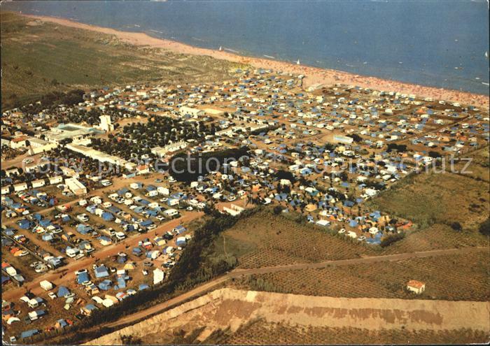 Agde Fliegeraufnahme Campingplatz