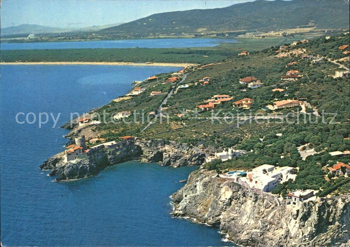 Orbetello Fliegeraufnahme Ansedonia