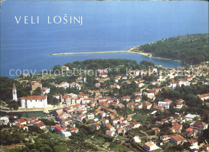 Veli Losinj Kroatien Fliegeraufnahme