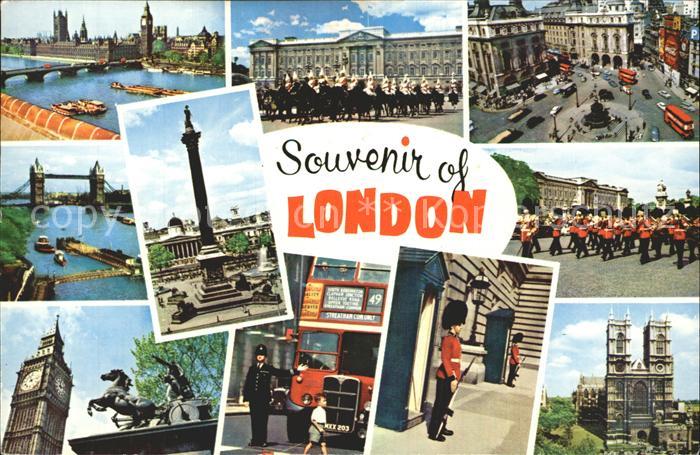 London Westminster Abbey Tower Bridge Wachabloesung am Buckingham Palace