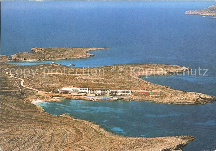 Comino Island Fliegeraufnahme
