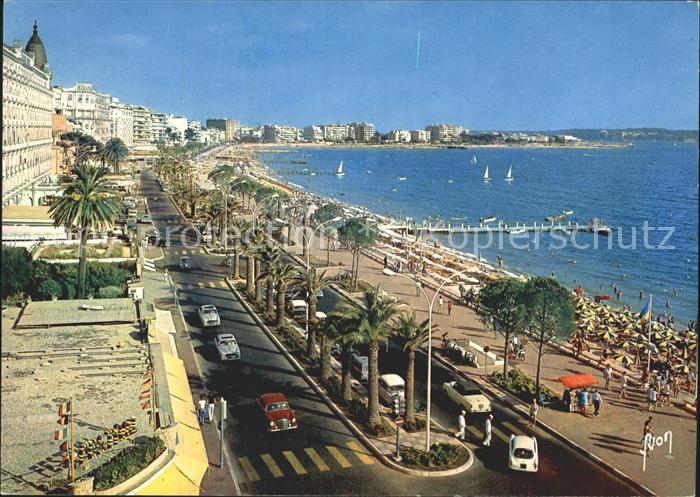 Cannes Alpes-Maritimes Strandpromenade