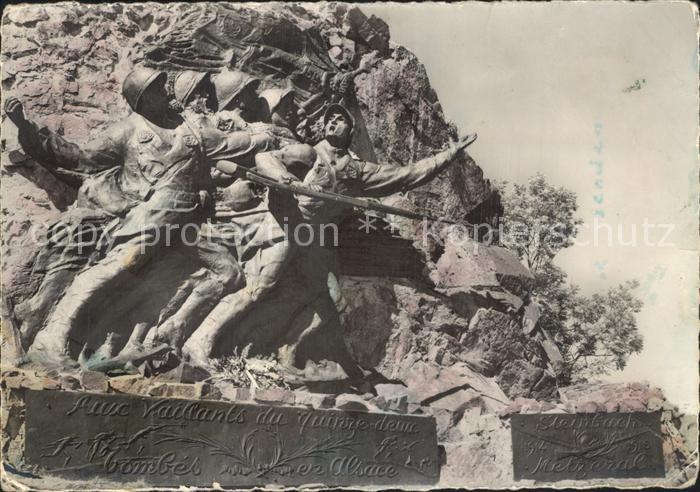 Vieil Armand Hartmannswillerkopf Monument du 152 Règiment d_Infanterie