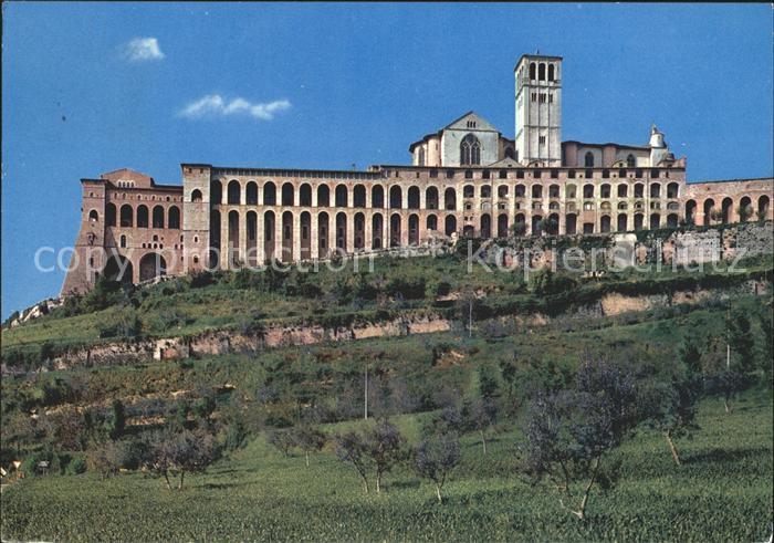 Assisi Umbria Kathedrale des Heiligen Franziskus und Kloster