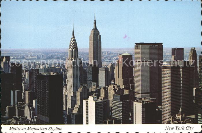 New York City Midtown Manhattan Skyline
