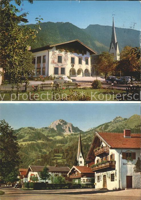 Bayrischzell Rathaus Kirche