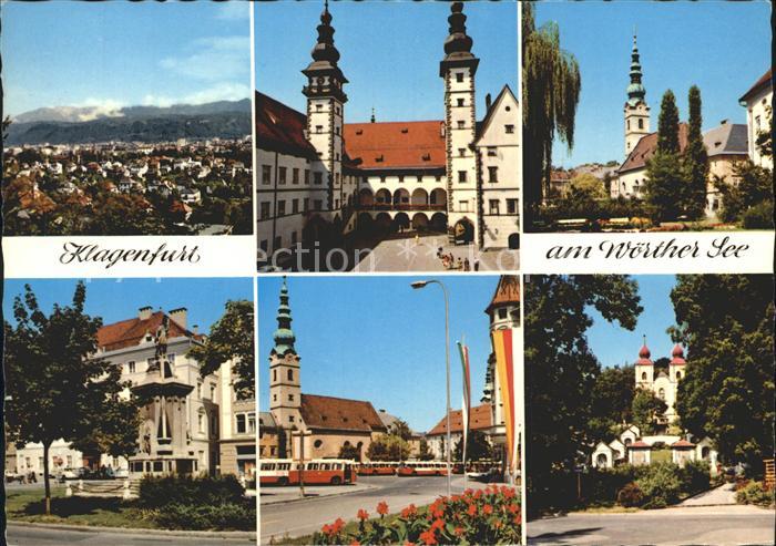Klagenfurt Woerthersee Landhaushof Heiligen- Geist- Kirche Heuplatz