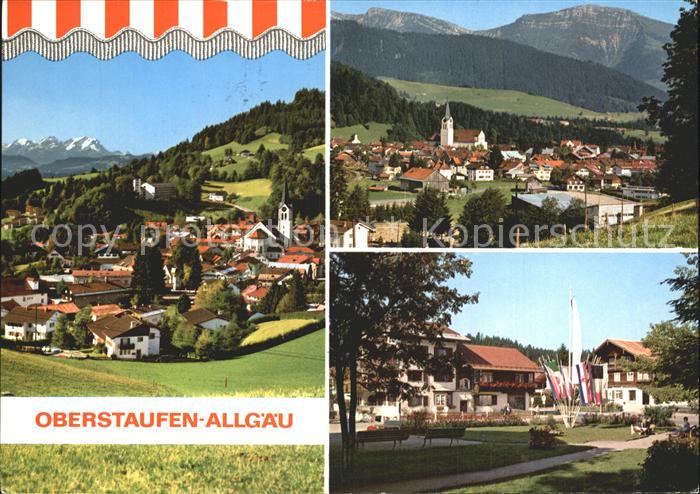 Oberstaufen Oberallgaeu Bayern Stadtansicht